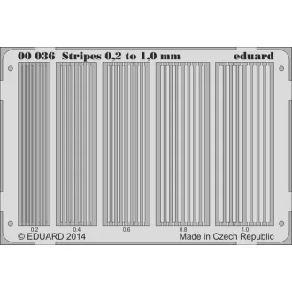 Eduard Stripes 0.2 to 1 mm sablon