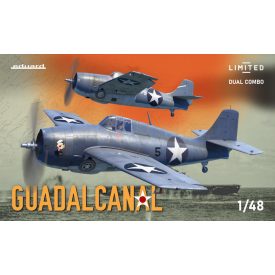 Eduard F4F-4 Wildcat GUADALCANAL DUAL COMBO makett