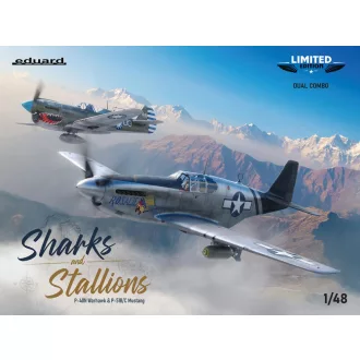   Eduard - Sharks and Stallions Dual Combo Limited Edition repülő makett