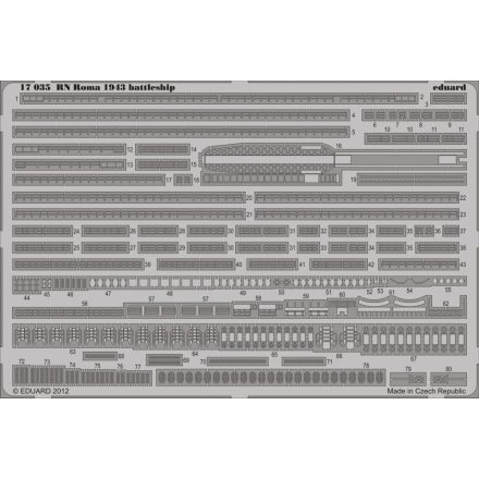 Eduard RN Roma 1943 battleship (Trumpeter)