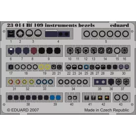Eduard Bf 109 instrument bezels