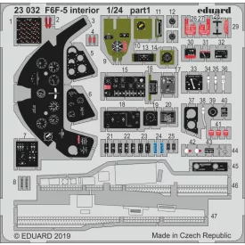 Eduard F6F-5 interior (Airfix)