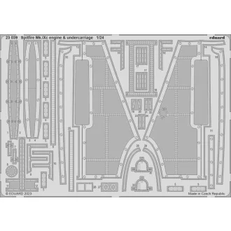   Eduard Spitfire Mk.IXc engine & undercarriage AIRFIX fotómaratás