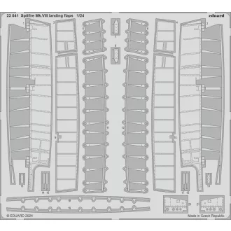 Eduard Spitfire Mk.VIII landing flaps AIRFIX fotómaratás