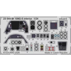 Eduard Bf 109G-5 interior (Airfix)