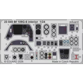 Eduard Bf 109G-6 interior (Airfix)