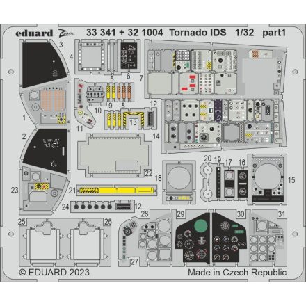 Eduard Tornado IDS interior (Italeri)