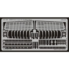 Eduard A6M2 Zero type 21 landing flaps (Tamiya)