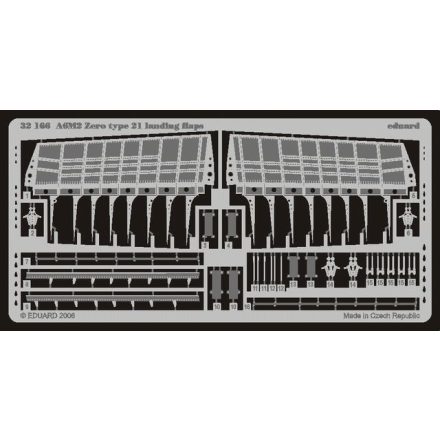 Eduard A6M2 Zero type 21 landing flaps (Tamiya)