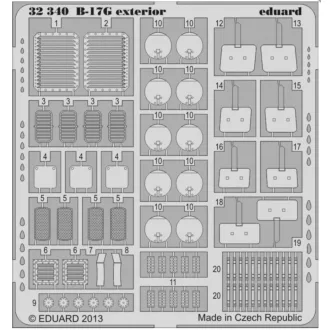 Eduard B-17G exterior for HK Models fotómaratás