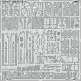 Eduard A-20G main wheel wells (Hong Kong Models)