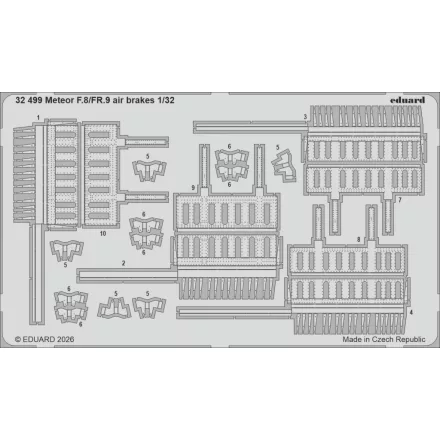 Eduard Meteor F.8/ FR.9 air brakes (Revell)
