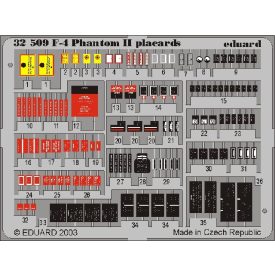 Eduard F-4 placards