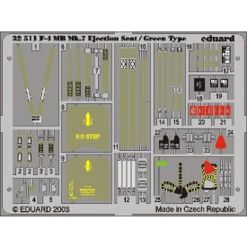 Eduard F-4 ejection seat green (Tamiya)