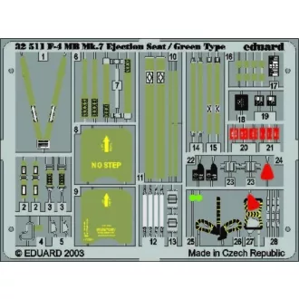   Eduard F-4 Phantom II ejectin seat/green type für Tamiya Bausatz fotómaratás