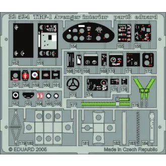 Eduard TBF-1 Avenger interior fotómaratás