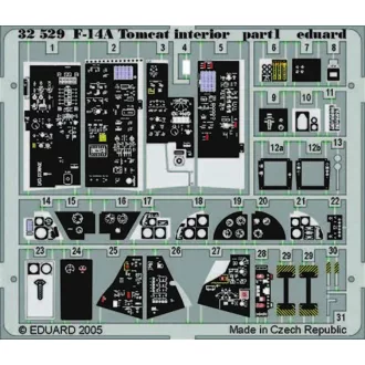   Eduard F-14A Tomcat interior für Tamiya-Bausatz fotómaratás