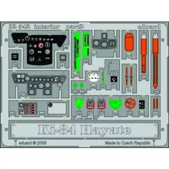   Eduard Ki-84 Hayate interior für Hasegawa Bausatz fotómaratás