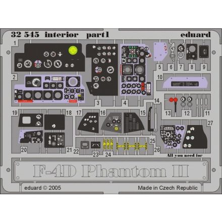 Eduard F-4D interior (Tamiya)