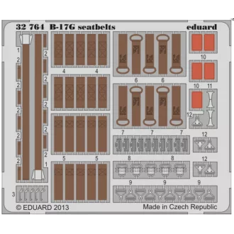 Eduard B-17G seatbelts for HK Models fotómaratás