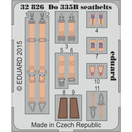 Eduard Do 335B seatbelts (Hong Kong Models)
