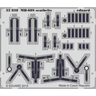 Eduard MH-60S searbelts for Academy fotómaratás