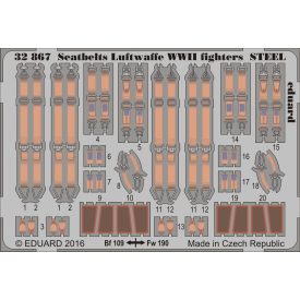 Eduard Seatbelts Luftwaffe WWII fighters STEEL