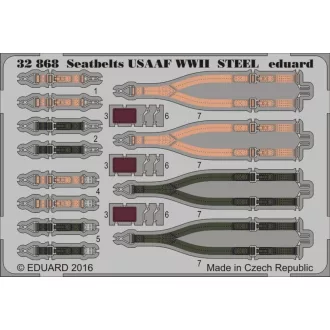 Eduard Seatbelts USAAF WWII STEEL fotómaratás