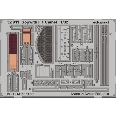 Eduard Sopwith F.1 Camel (WINGNUT WINGS)