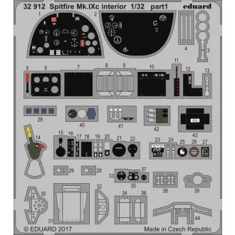 Eduard Spitfire Mk.IXc interior for Revell fotómaratás