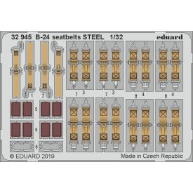 Eduard B-24 seatbelts STEEL (Hobby Boss)