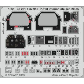 Eduard P-51D interior late ser. 20-35 (Tamiya)