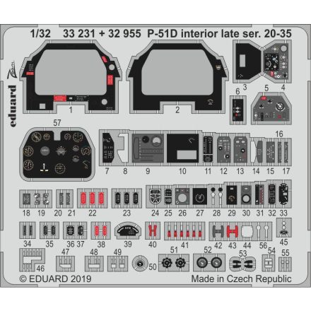 Eduard P-51D interior late ser. 20-35 (Tamiya)