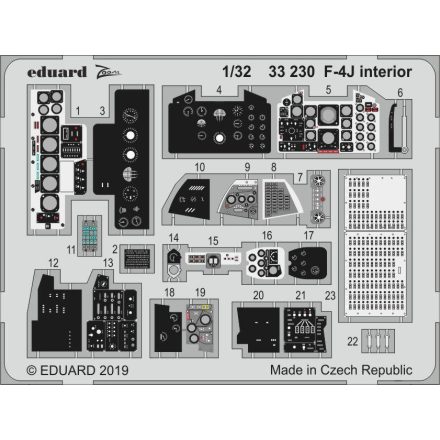 Eduard F-4J interior (Tamiya)
