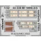 Eduard Bf 109G-2/4 seatbelts STEEL for REVELL fotómaratás
