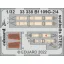 Eduard Bf 109G-2/4 seatbelts STEEL for REVELL fotómaratás