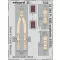 Eduard P-40B seatbelts STEEL GREAT WALL HOBBY fotómaratás