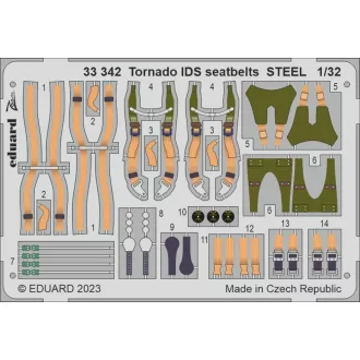   Eduard Tornado GR.1 seatbelts STEEL for Italeri fotómaratás