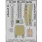 Eduard MC.200 Saetta seatbelts STEEL for Italeri fotómaratás