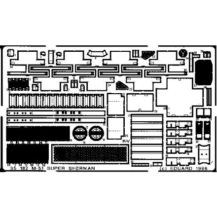 Eduard M-51 Super Sherman (Academy)