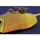 Eduard Zimmerit King Tiger Porsche turret fotómaratás