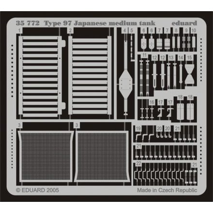 Eduard Type 97 Japanese medium tank (Tamiya)