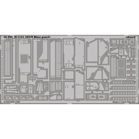 Eduard M-1134 ATGM blast panels (Trumpeter)
