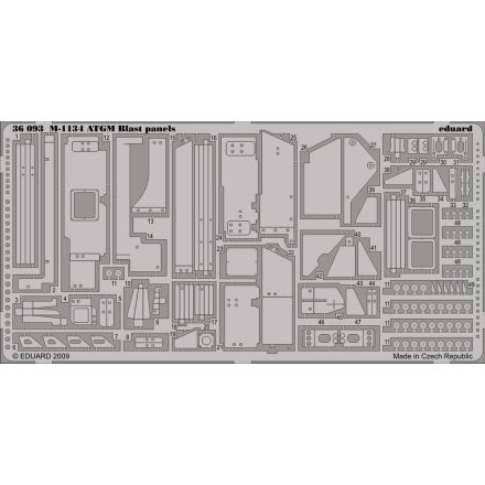 Eduard M-1134 ATGM blast panels (Trumpeter)