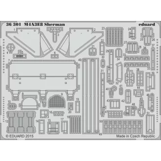 Eduard M4A3E8 Sherman for Tamiya fotómaratás