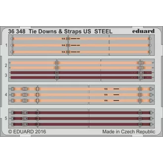 Eduard Tie Downs & Straps US STEEL fotómaratás
