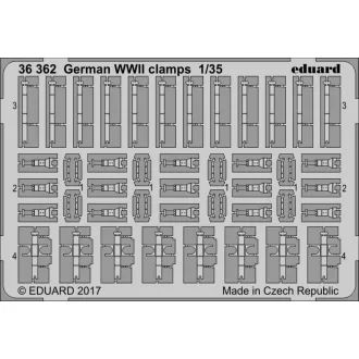 Eduard German WW2 clamps fotómaratás