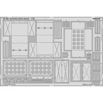 Eduard Hummel ammo boxes for Tamiya fotómaratás