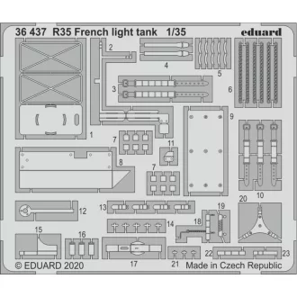 Eduard R35 French light tank for Tamiya fotómaratás