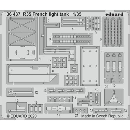 Eduard R35 French light tank (Tamiya)